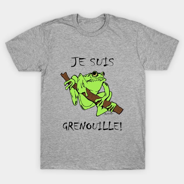 Je Suis Grenouille! T-Shirt by RockettGraph1cs